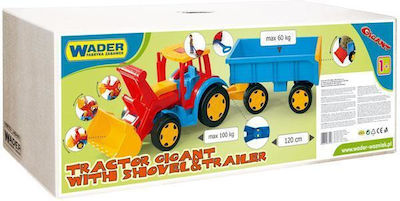 Wader Giant Tractor Loader with Trailer Traktor 66300