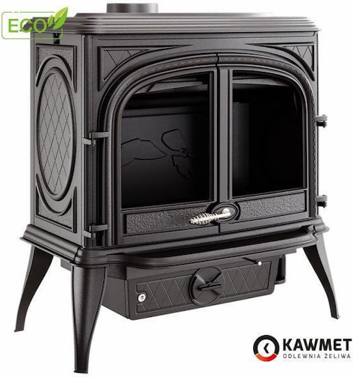 Kawmet Premium Helios S8 Eco Fontă Soba pe lemne 13.9kW Negru
