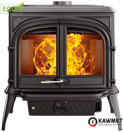 Kawmet Premium Helios S8 Eco Fontă Soba pe lemne 13.9kW Negru