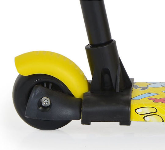 Moni Kids Scooter Lollipop 3-Wheel with Seat for 2+ Years Yellow