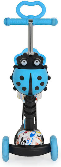 Moni Kids Scooter Lollipop 3-Wheel with Seat for 2+ Years Blue