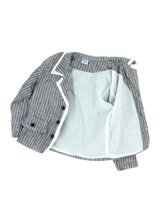 Set pentru copii cu pantaloni & haină Iarnă 2buc Gri