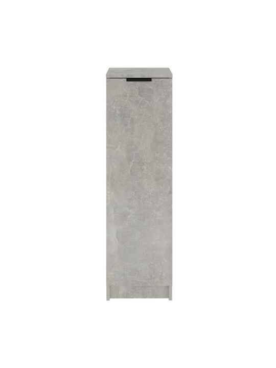 Ξύλινη Παπουτσοθήκη με 6 Ράφια Γκρι Μ30xΠ35xΥ100cm