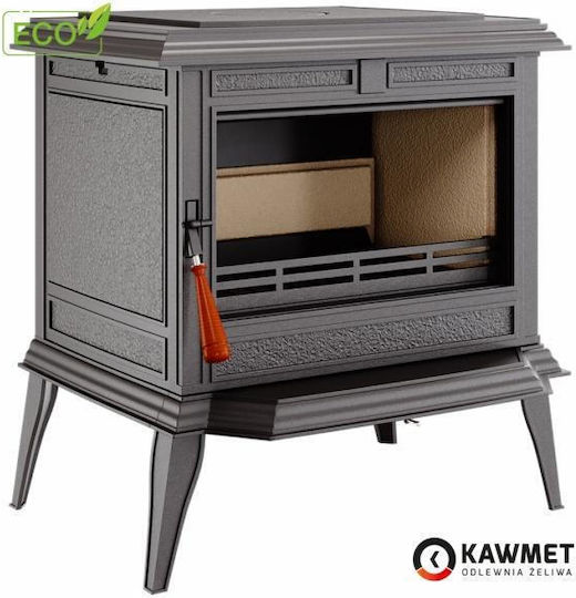 Kawmet Premium Athena S12 Eco Cast Iron Wood Stove 12.3kW Black