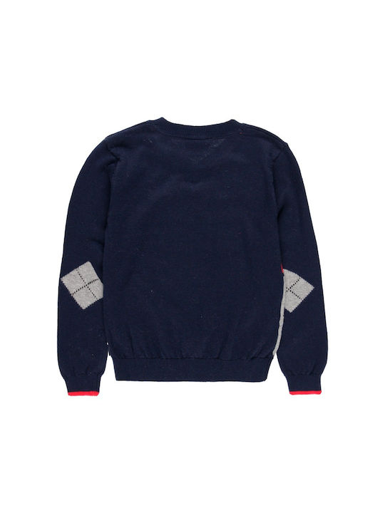 Boboli Kids Sweater Long Sleeve Navy Blue