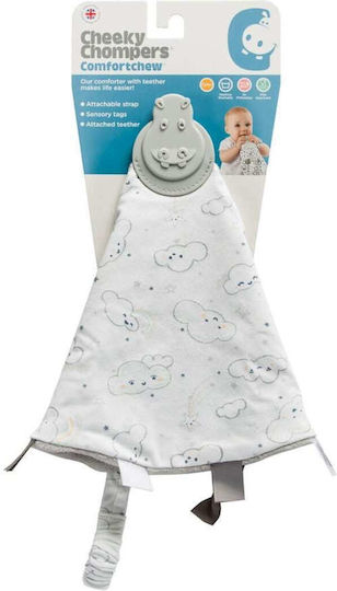 Cheeky Chompers Babytuch Trösterchen Cheeky Chompers White