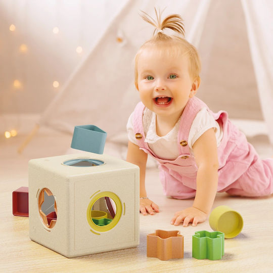 Quercetti Shape Sorting Toy Kubo Shape with Music for 12++ Months
