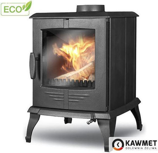 Kawmet P8 Eco Fontă Soba pe lemne 7.9kW Negru