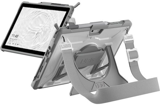 UAG Plasma Healthcare Back Cover Ανθεκτική White/Grey (Microsoft Surface Go 3/Go 2/Go)