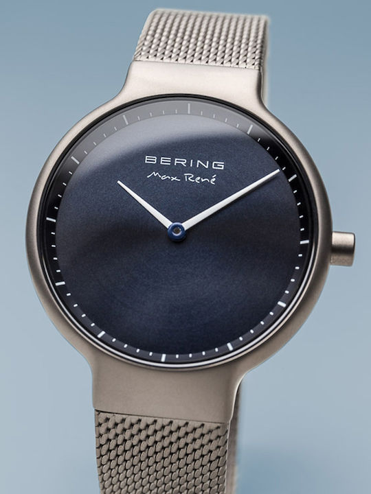 Bering Time Max Rene Ρολόι Μπαταρίας με Μεταλλικό Μπρασελέ Bering Time Max Rene Ρολόι Μπαταρίας με Μεταλλικό Μπρασελέ