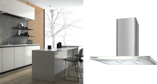 Gruppe Ostria 60 Chimney Vent Hood 60cm Inox