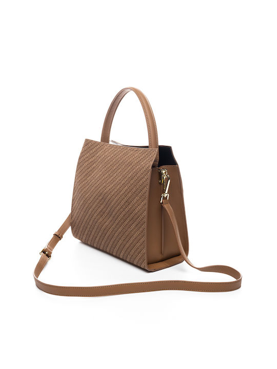 Veta Damen Tasche Hand Beige