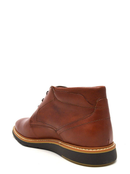 Leather Tabac Brown Men's Boots Anatomical