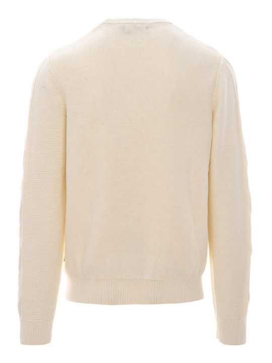 Nautica Men's Long Sleeve Sweater Beige