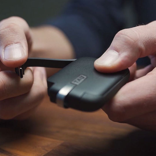 Rolling Square TAU Power Bank 1400mAh Charcoal Black