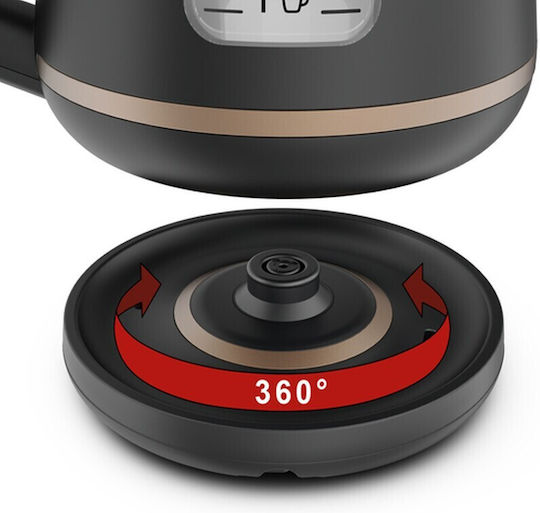 Tefal Includeo Βραστήρας 1lt 1800W Μαύρος