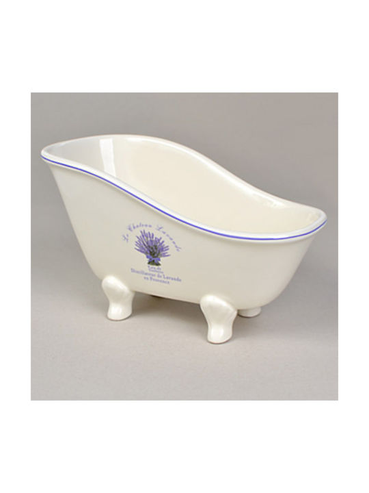 MSA Tabletop Soap Dish Porcelain White