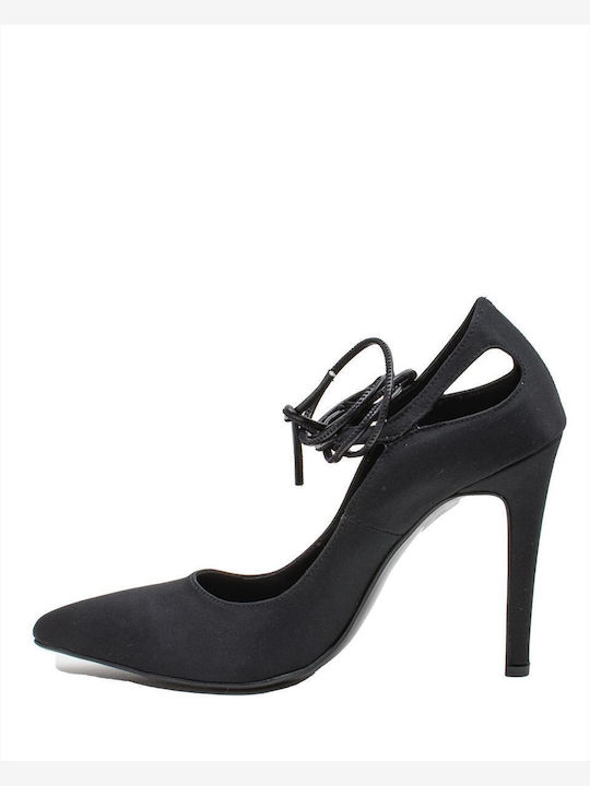 Bound Satin Pumps ZAKRO COLLECTION 83951 BLACK BLACK BLACK