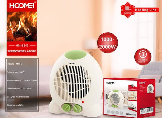 Hoomei Heizlüfter Boden 2000W