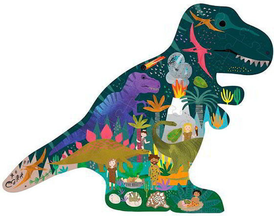 Kids Puzzle Dinosaur for 3++ Years 40pcs Floss & Rock