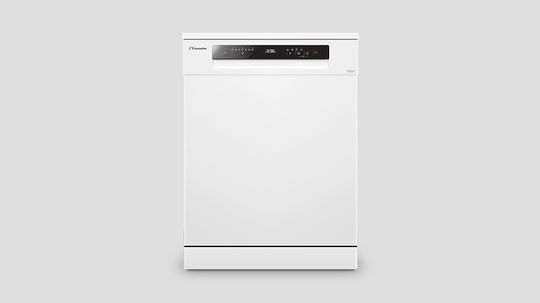 Inventor Freistehender Geschirrspüler für 14 Gedecke B60xH85cm Inox Clean Pro