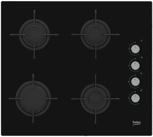 Beko HILG64120S Gaskochfeld Autonom 59x52εκ.