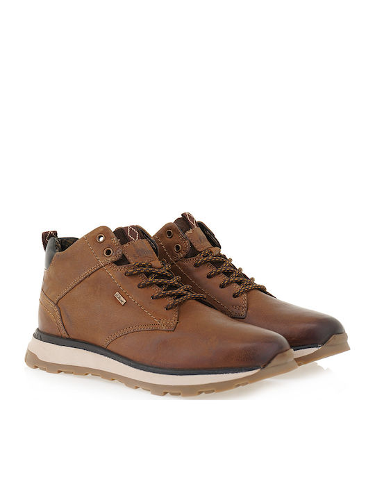 Leather Pink Men's Boots Anatomical
