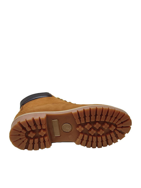 Leder Tabac Braun Stiefel
