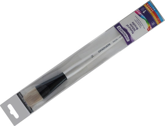 Daler Rowney Round Paint Brush Graduate Daler Rowney Natural White Bristle No14