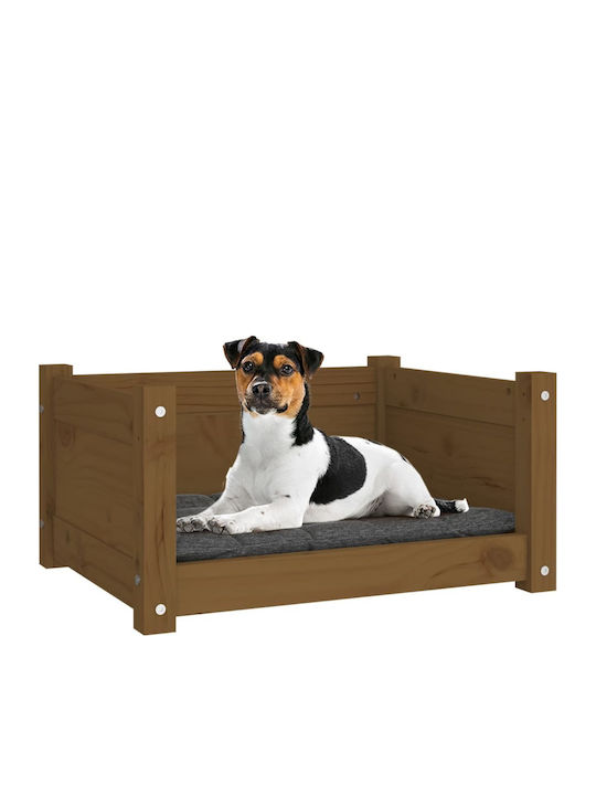 vidaXL Sofa Dog Bed Honey 55.5x45.5cm