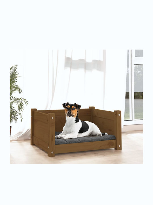 vidaXL Sofa Dog Bed Honey 55.5x45.5cm