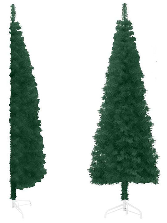 Christmas Wall Green Tree with Metallic Base H210cm