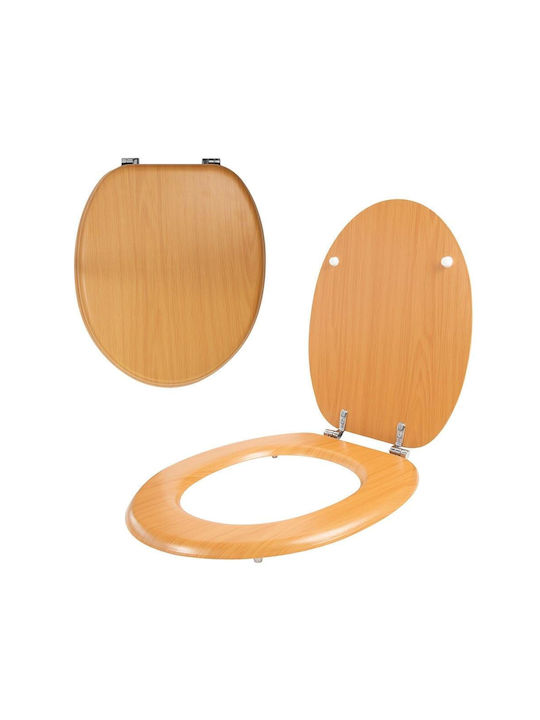 Dimitracas Wooden Toilet Seat Brown Nature 47cm