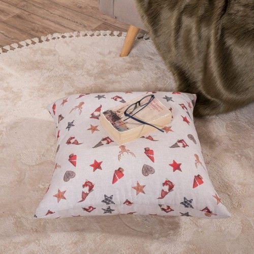 Teoran Коледна Декоративна Възглавница Hilden Продълговато Многоцветен 30x50cm
