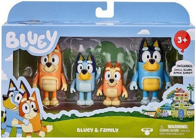 Giochi Preziosi Miniature Toy Bluey - Rusty - Chloe - Calypso Bluey for 3+ Years (Various Designs/Assortments of Designs) 1pc