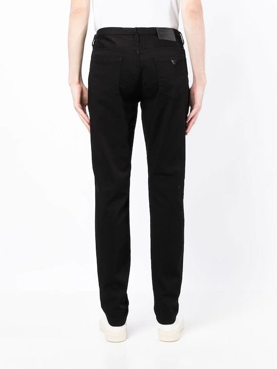 Emporio Armani Pantaloni de blugi pentru bărbați Negru