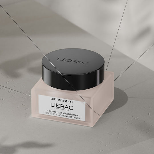 Lierac Lift Integral Пълнител Нощен Крем За Лице Против Стареене и Стягане на Кожата с Хиалуронова Киселина 50ml