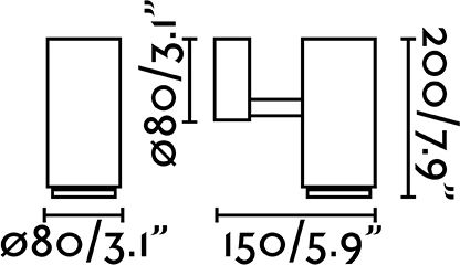 Faro Barcelona Plom Punkt LED 9W Faro Barcelona Plom Punkt LED 9W