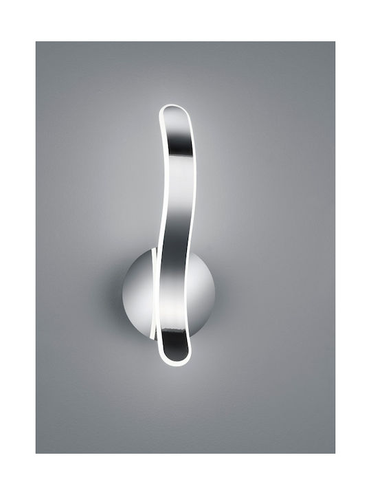 Trio Lighting Parma Φωτιστικό Τοίχου LED Ασημί 15x15εκ. Trio Lighting Parma Φωτιστικό Τοίχου LED Ασημί 15x15εκ.
