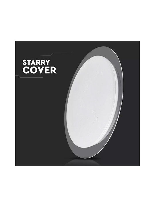 V-TAC Ceiling Mount Light 46.5cm White with Integrated LED and Remote Control
