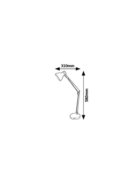 Rabalux Rabalux Office Lighting with Swing Arm for E14 Socket in Black Color