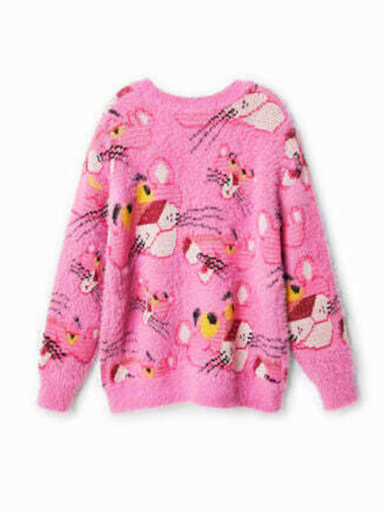 Pulover pentru copii Cu mânecă lungă Roz Pink Panther
