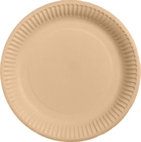 Intertan Disposable Plate Ø18cm 10pcs