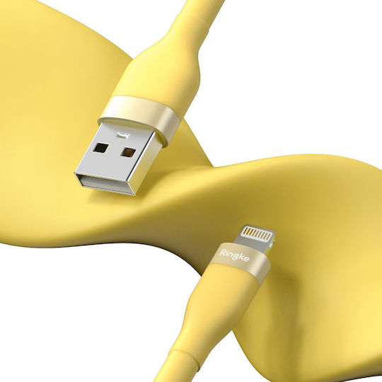Ringke USB-A to Lightning Cable 12W Yellow 2m