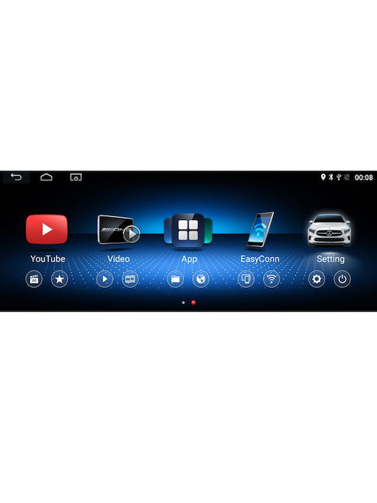 Digital IQ Car-Audiosystem für Mercedes-Benz GLC / Vito / Viano / C Klasse C-Klasse 2014-2019 (Bluetooth/USB/AUX/WiFi/GPS/Apple-Carplay) mit Touchscreen 12.3"