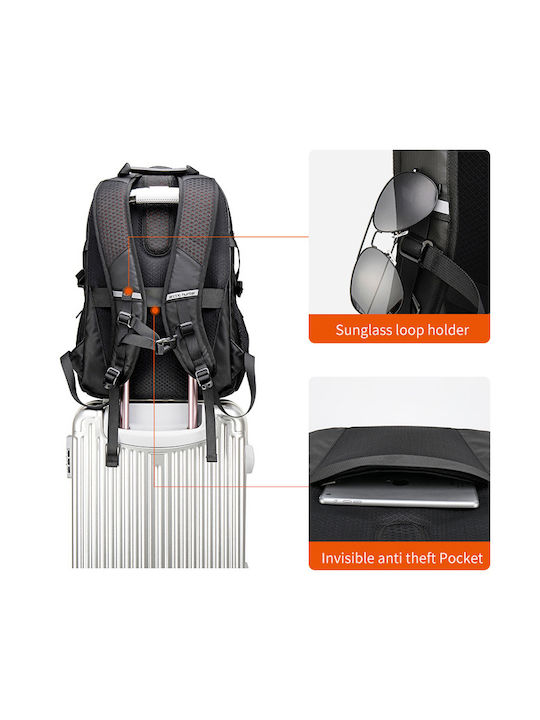 Arctic Hunter B00388 Wasserdicht Tasche Rucksack für Laptop 15.6" in Schwarz Farbe