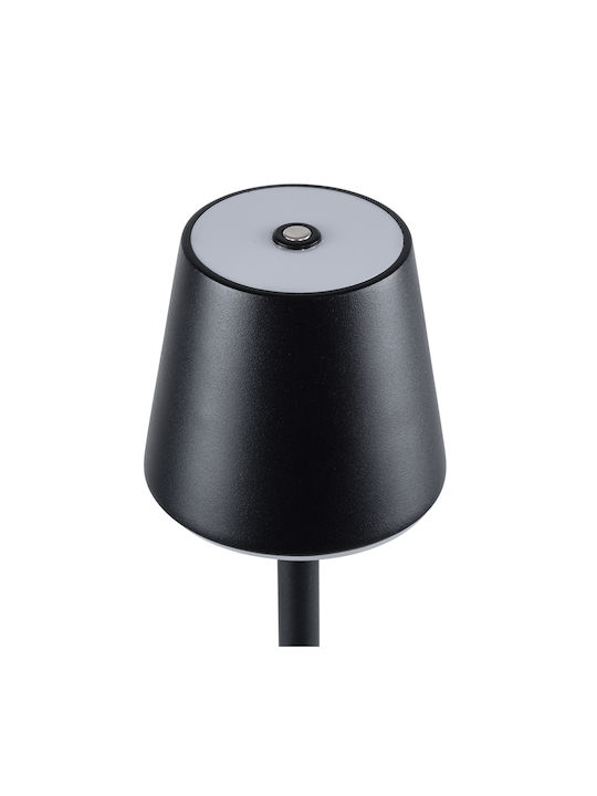 GloboStar Nega Outdoor Floor Lamp LED 2.2W With Warm White Light IP44 Black