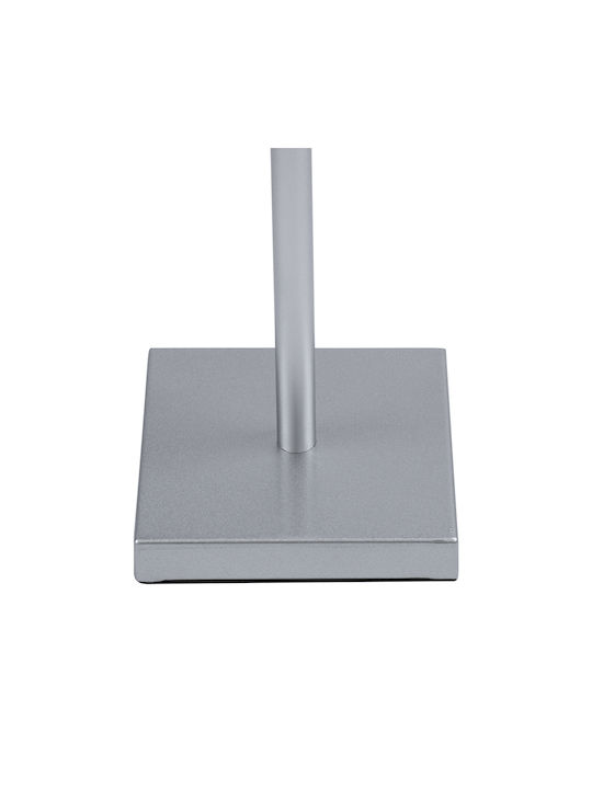 GloboStar Nega Outdoor Floor Lamp LED for Exterior Space 2.2W with Warm White Light IP44 Silver