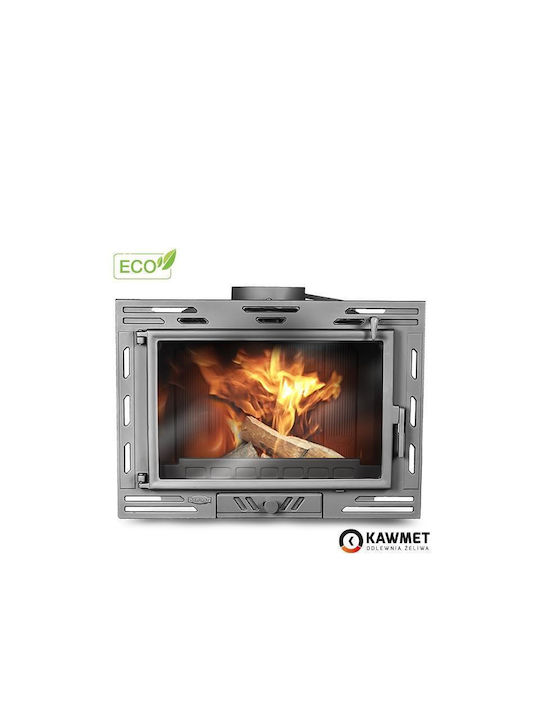 Kawmet W9 Eco Șemineu cu inserție Lemn 9.8kW Drept cu o ușă care se deschide