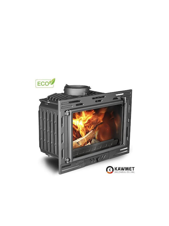 Kawmet W9 Eco Șemineu cu inserție Lemn 9.8kW Drept cu o ușă care se deschide